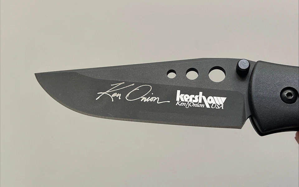Kershaw 1560SS Whirlwind Knife Ken Onion Signature Special Edition 1 of 500 USA - Image 3 of 4