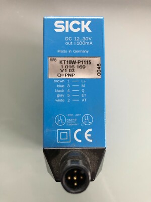 Sick KT10W-P1115 Kontrast Sensor DC - 12-30 / out   100ma