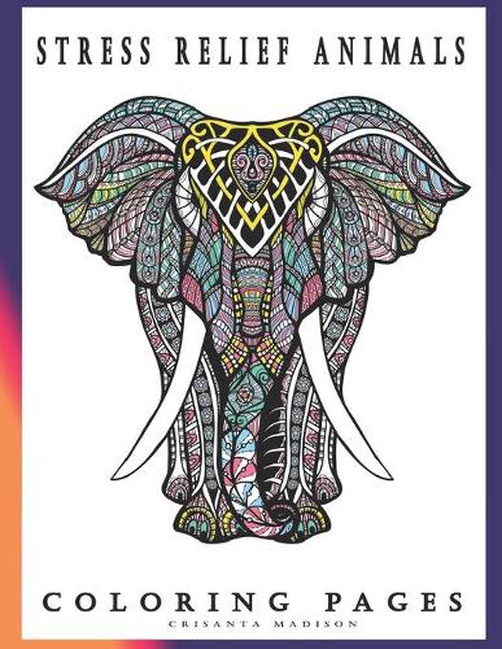 Stress Relief Animal Coloring Pages: stress relief gifts for adults. A perfect G