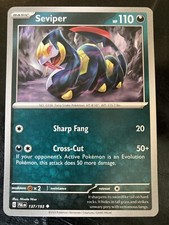 Pokémon TCG Seviper Scarlet & Violet - Paldea Evolved 137/193 Regular Uncommon