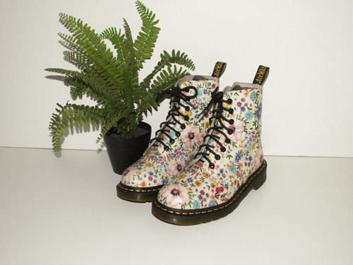 Dr. Martens 1460 PASCAL WANDERLUST floral leather boots uk 5 eu 38 us 7 (d1162) - Picture 6 of 10