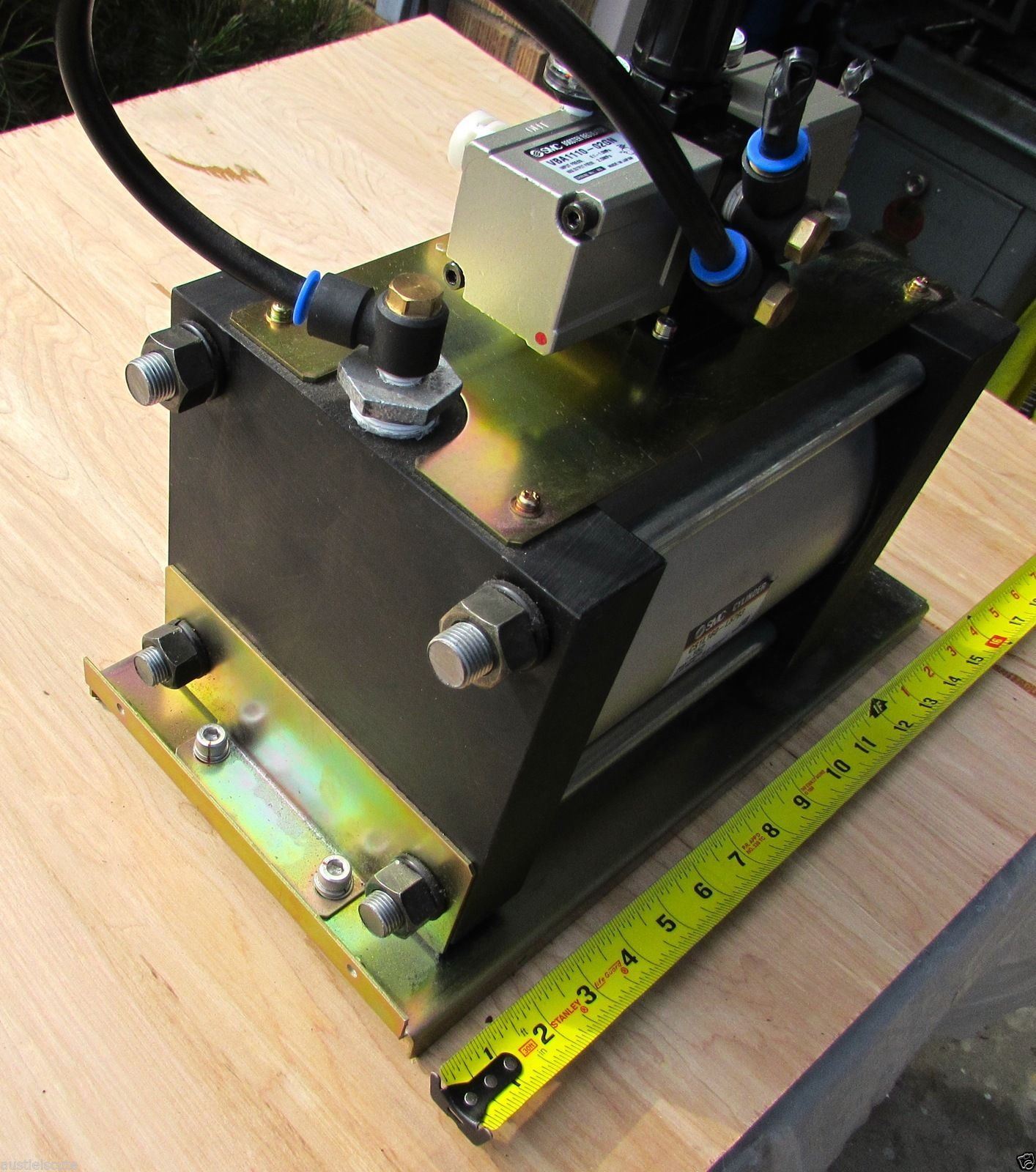 SMC Pneumatic Booster Pressure Doubler Tank VBA111002 VBA10A02GN
