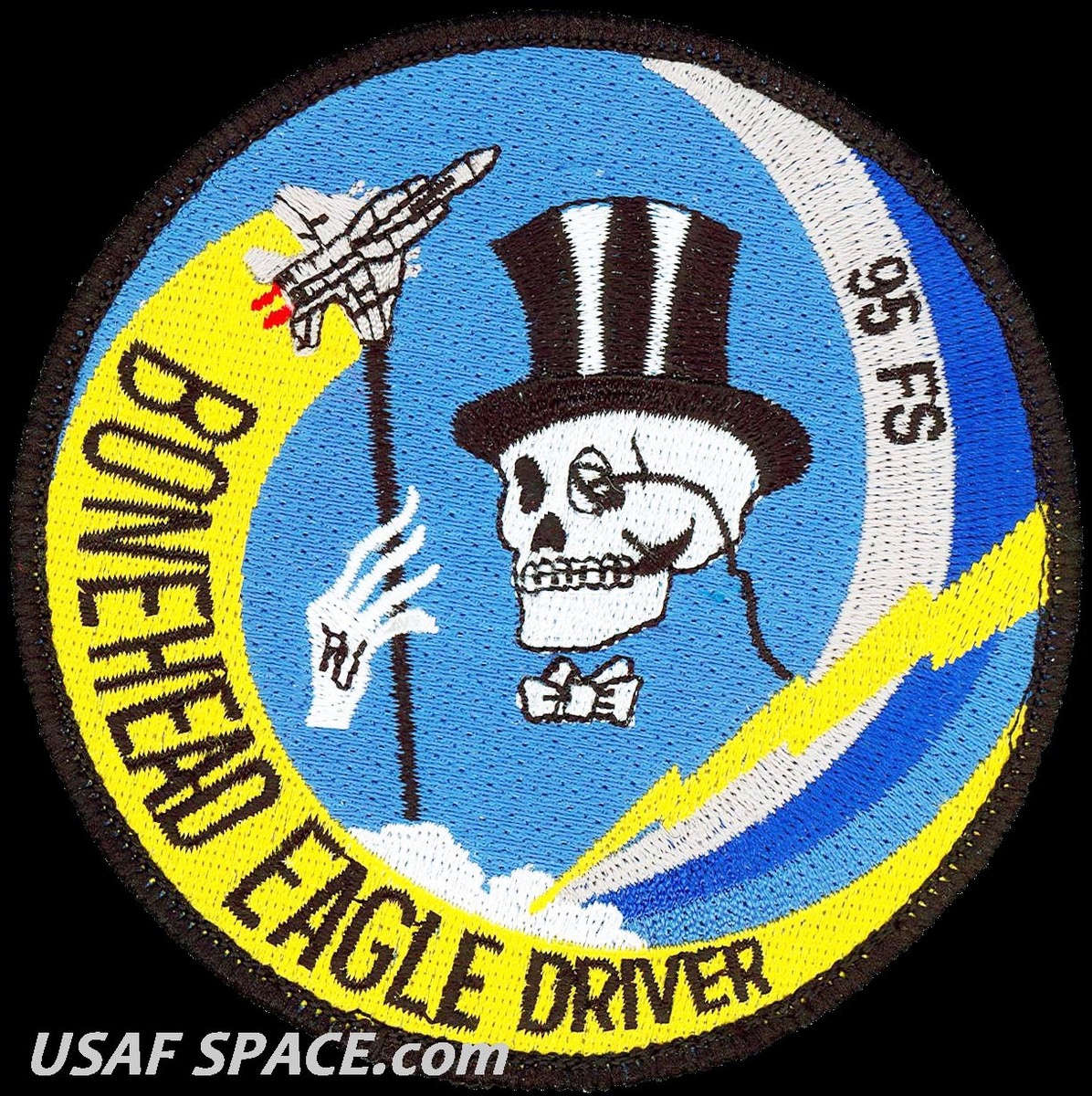 USAF 95th FIGHTER SQUADRON -BONEHEAD EAGLE DRIVER-Tyndall