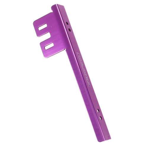 Purple Universal Front Bumper License Plate Relocator Frame Bracket Holder Bar - Picture 8 of 12