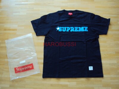 Original Supreme Star Logo T-Shirt S/S Top Shirt red Box Logo Gr L NAVY SS20 NEW
