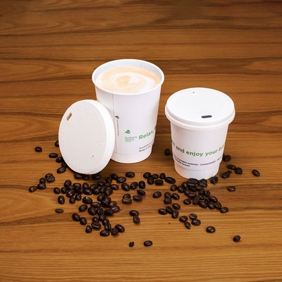 Kaffee Papier Tasse Deckel 8oz/12oz/16oz Größe Einweg Papier Durchschneiden Deckel