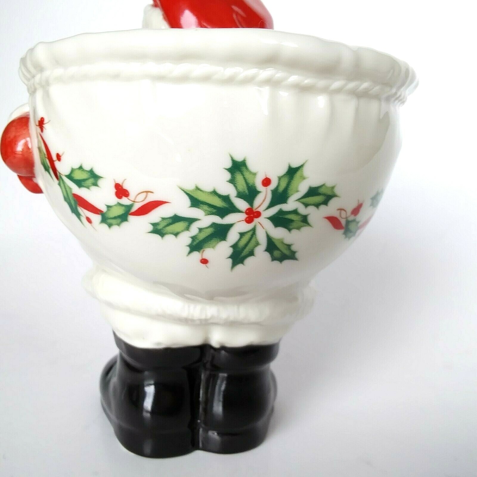 Lenox Christmas Candy Dish Santa with Toy Bag eBay