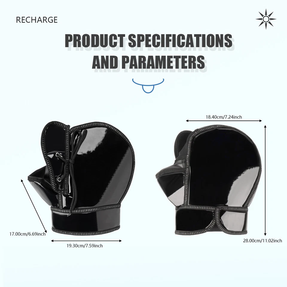 Motorcycle Handlebar Muffs Windproof Thick Warm Grip Handle Bar Muff Winter  - Image 4 of 4