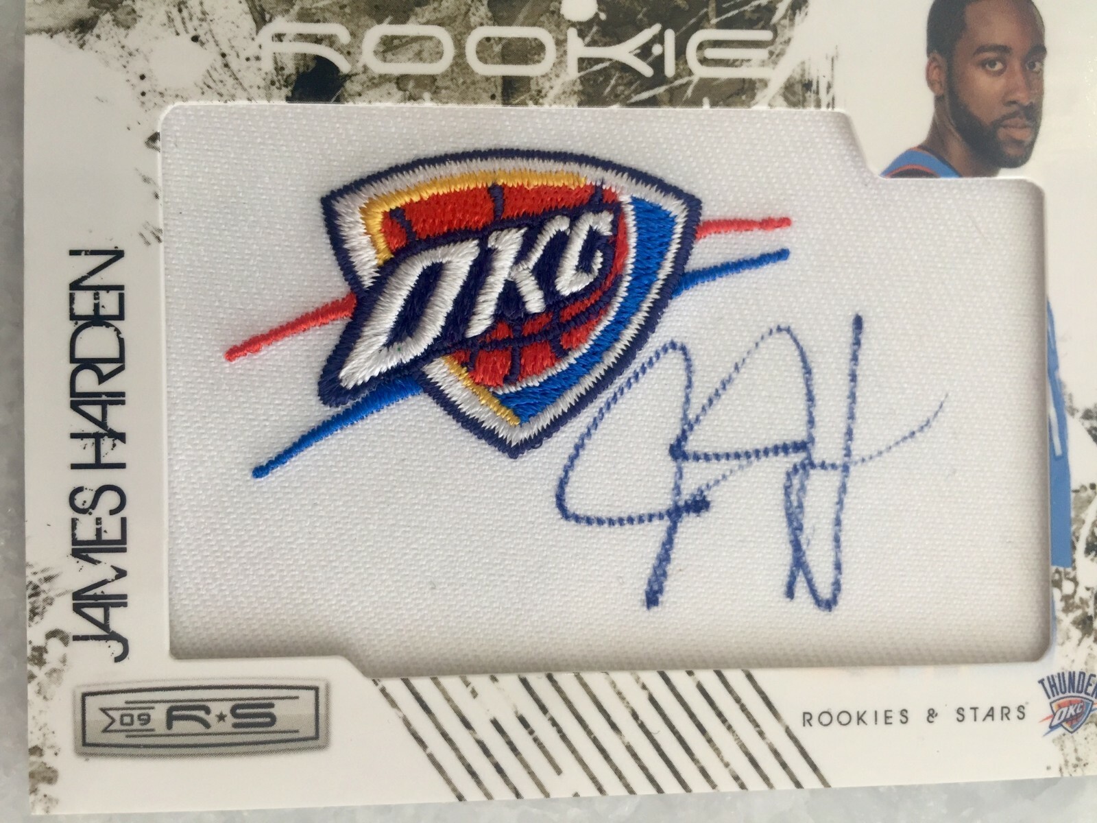 James Harden 2009-10 Panini Rookies & Stars 133 RPA 0525 GOLD Rookie Patch  Auto – Splash Afrika