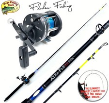 FLADEN Norwegen Combo - Hochsee Rute 2,10m / 20-30lbs + Multirolle - Angel Set