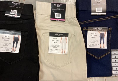 NINE WEST Jeans, Heidi Pull-On Crop 
