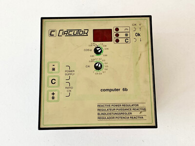 CIRCUTOR COMPUTER 6B Power Factor Regulator  6 STAGES