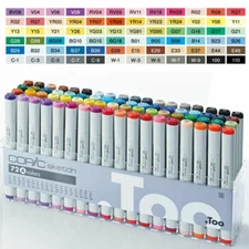 Original COPIC Sketch 72 Color Set A Markers - 72 A SET -  FedEX