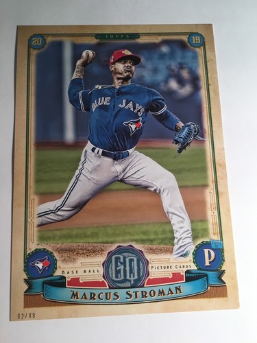 2019 Topps Gypsy Queen 4th of July Jumbo 5x7 Marcus Stroman Blue Jays 76 17/49 - 第 1/1 張圖片