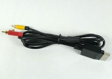 Genuine Official OEM Microsoft XBOX 360 Composite AV Cable X821376-001 Tested