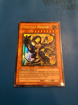 YUGIOH Ultra Rare Montage Dragon TDGS-EN014