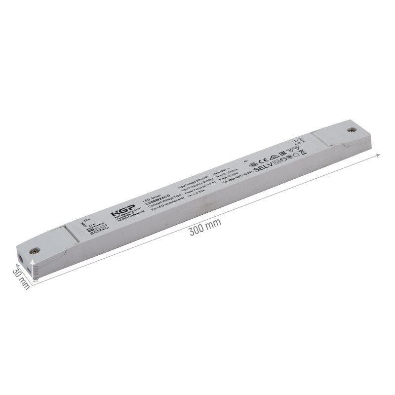 KGP Constant Voltage LED Driver 24V 60W 2.5A for LED Strips-Modules TEKLED
