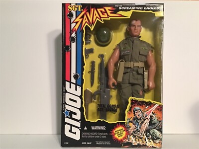 1994 Sgt Savage Total Combat Gi Joe Hasbro 81292 Screaming 1994 Sgt Savage Total Combat Gi Joe Hasbro 81292 Screaming