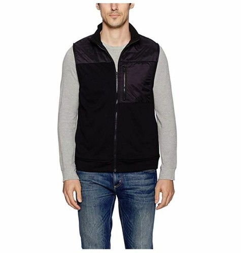 Techy Fleece Vest, Black 