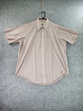 Vtg Towncraft Shirt Mens 17 Polyester Nylon Disco Collar MCM Atomic 60s 70s