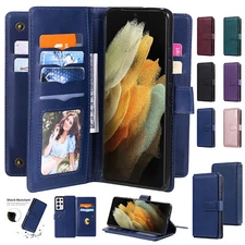 Leather Wallet Stand Flip Case For Samsung A14 5G A73 A53 A33 A32 A52 A72 A51A71