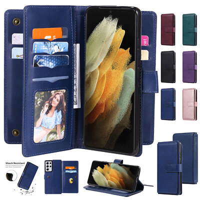 Leather Wallet Stand Flip Case For Samsung A14 5G A73 A53 A33 A32 A52 A72 A51A71