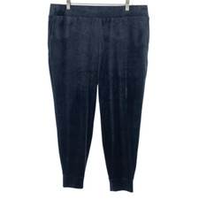 J. Jill Pure Jogger Pants Women's Large Petite Velvet Pull Polyester Spandex