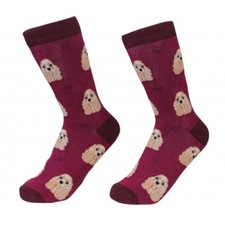 Cocker Spaniel Dog Socks Fun Novelty Dress Casual Unisex SOX Sock Daddy Puppy