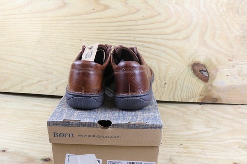 Zapatos Born Para Hombre 10M Cuero Marrón Oxfords Hutchins III Con Cordones Nuevos - Imagen 3 de 6