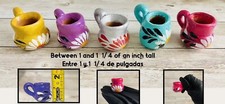 10x Mini Jarritos Tequileros De Barro Mexicano Mini Tazas de Chupito de Tequila 1 Pulgada de Alto