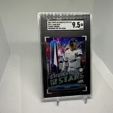 2024 Topps Chrome Fanatics Fest Juan Soto Swinging For The Stars SSP SGC 9.5