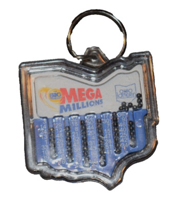 VINTAGE, OHIO LOTTERY MEGA MILLIONS ''Numbers Game,'' Keychain, Brand New