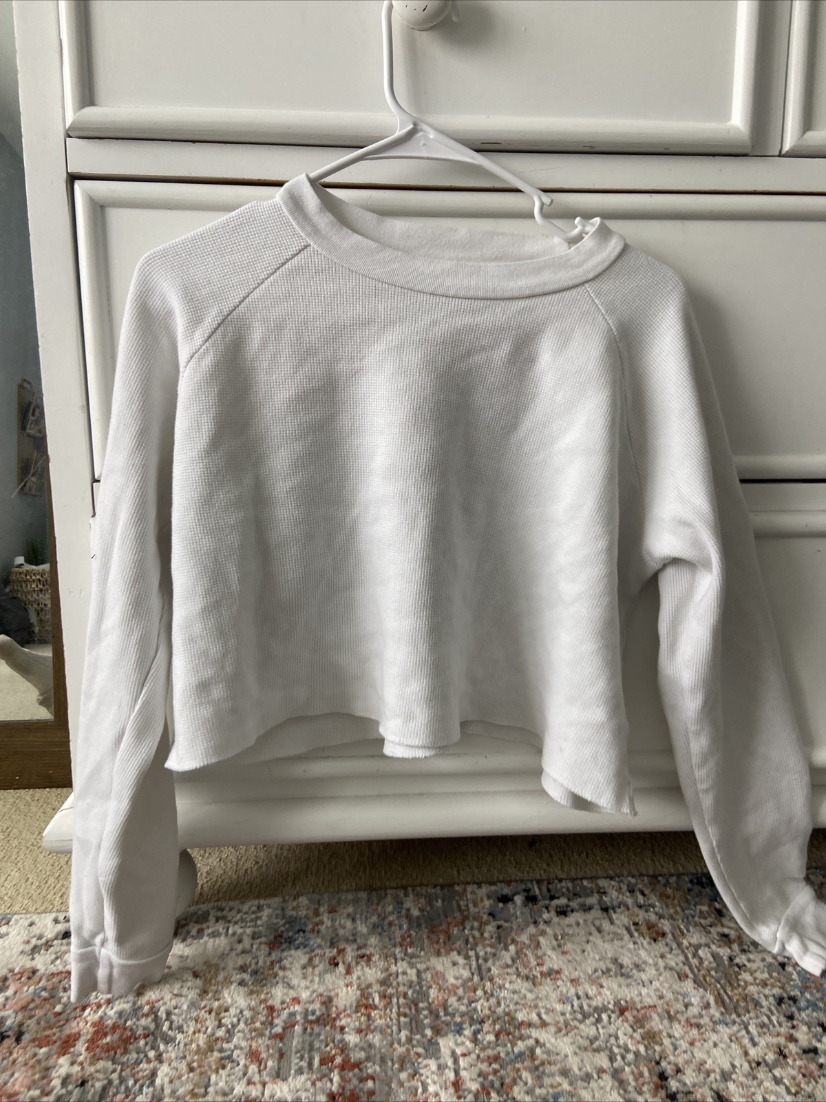Brandy melville long sleeve top white Gem
