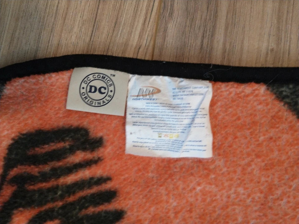 DC Comics Batman Superman Robin Flash Fleece Throw Blanket 57x42 Northwest - Image 3 of 3