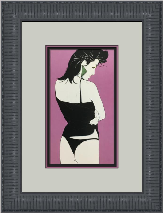 Patrick Nagel UNTITLED XXXXV Custom Framed Print | eBay
