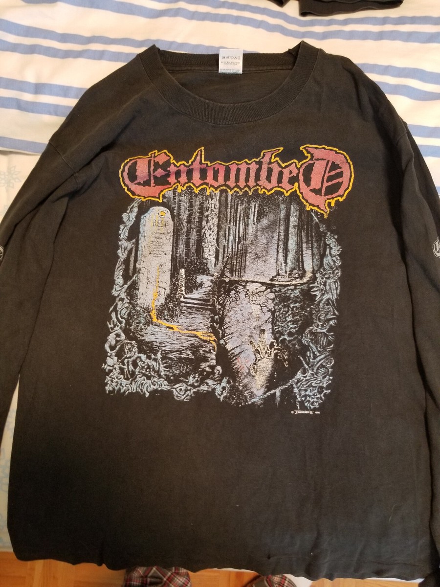 Vintage Entombed Left Hand Path Long Sleeve Concert Shirt 1990 | eBay