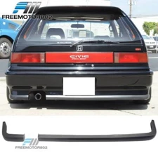 Fits 88-91 Honda Civic EF Hatchback PU Rear Bumper Lip Spoiler