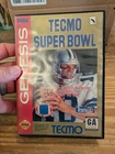 Tecmo Super Bowl Sega Genesis Game Complete CIB Football NFL Teams
