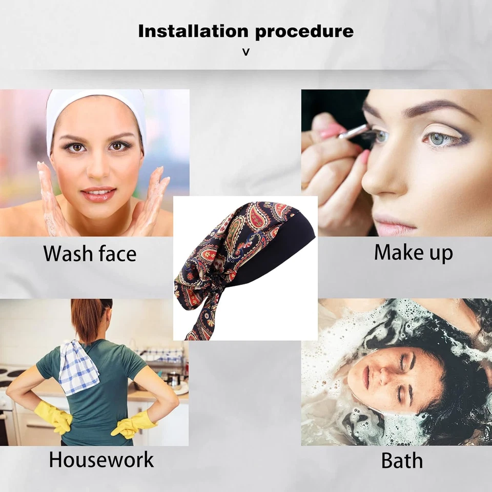 Chemo Turban Kopfbedeckung Damen Krebs - Bild 3 von 4