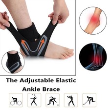Ankle Brace Support Compression Sleeve Foot Wrap Plantar Fasciitis Pain Relief