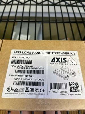 AXIS Long Range POE Extender Kit (01857-001) | Open Box | Never Used