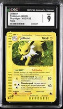 CGC 9 MINT Jolteon H12/H32 Skyridge Holo Pokemon Card on eBay