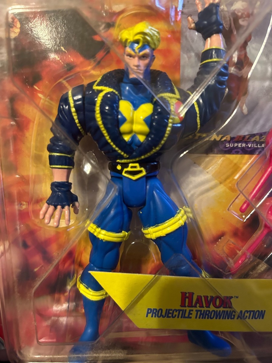 Marvel X-men Invasion Series Havok Action Figure 1995 ToyBiz for