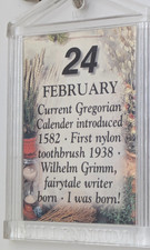 February 24 This Day In History Keyring February 24 This Day In History Keyring