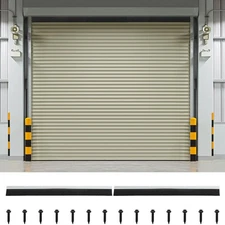 3" Roll up Garage Brush Seal for Top, 8ft Long Heavy Duty Garage Door Seal Ny...