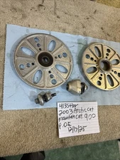 2003 arctic cat king cat 900 rear skid idle bogey axle wheels 413