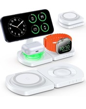 Wireless Charger for Iphone, 3-In-1 Magnetic Charging Station for Apple, Magsafe