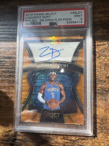 Luguentz Dort #RS-LDT 2019 Panini Select Rookie Signatures card