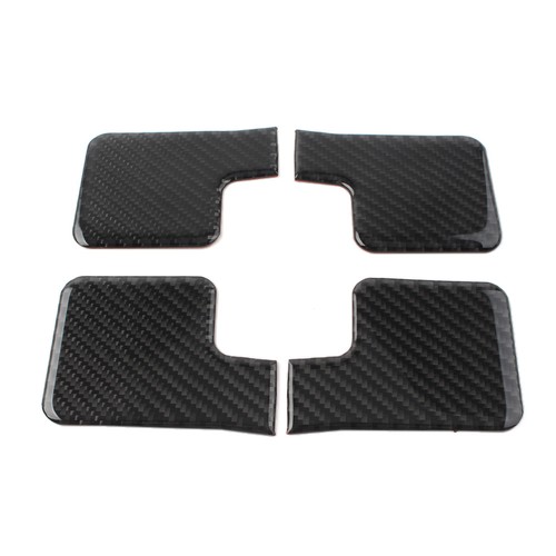 4x Carbon Fiber Interior Door Handle Bowl Cover Trim For Jeep Wrangler JK 11-17 - Foto 4 di 12