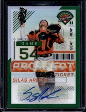 2024 Panini Prospect Edition #31 Silas Ardoin Green Signatures Holo